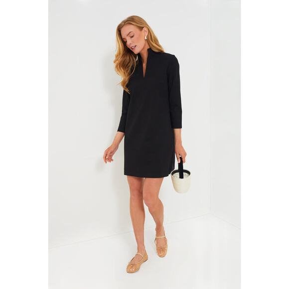 TUCKERNUCK Black Ponte Clifton Dress Size M NWT Retail $168 Tuckernuck - Picture 1 of 8